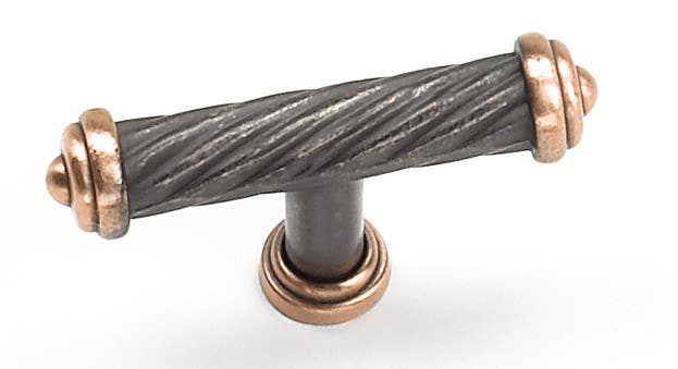 Laurey 57806 2-1/2" Capri Knob, Finish-  Antique Pewter