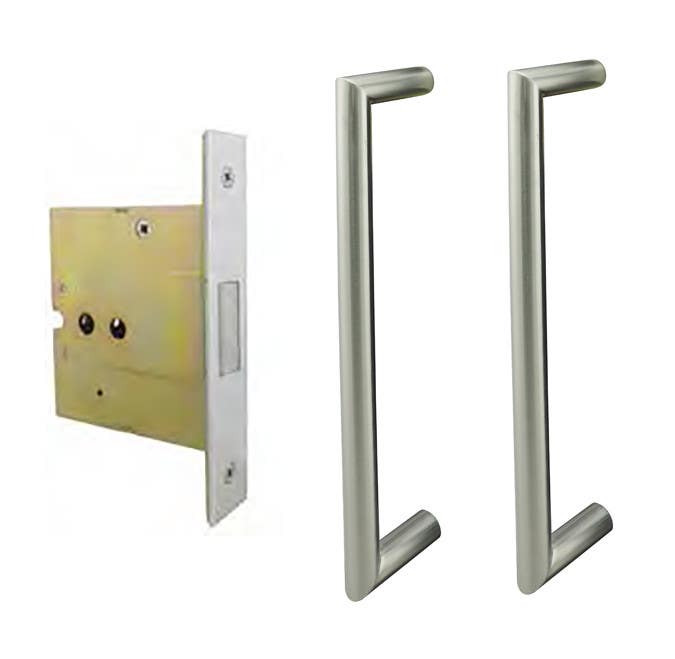 INOX PHIX330.512.8 ADA Interior/Exterior Surface Pulls, Ladder Profile