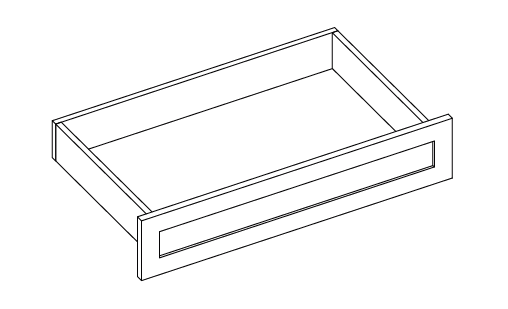 KCD Shaker Oven Cabinet Drawer