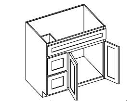 KCD Brooklyn Vanity Combo Cabinet