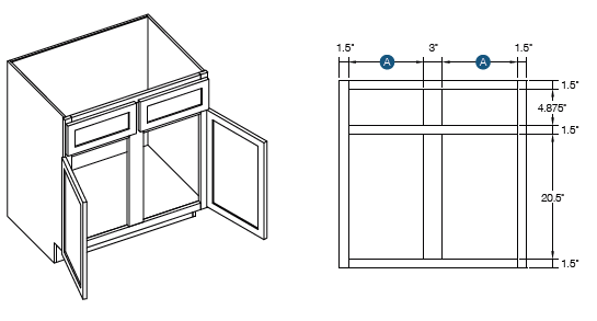 KCD Taylor Sink Base Cabinet