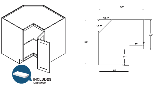 KCD Taylor Easy Reach Cabinet