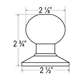 Cal-Royal BA-SG05 Barrington BA / Challenger SG Series Grade 2 Standard Duty Cylindrical Lockset, Storeroom Function