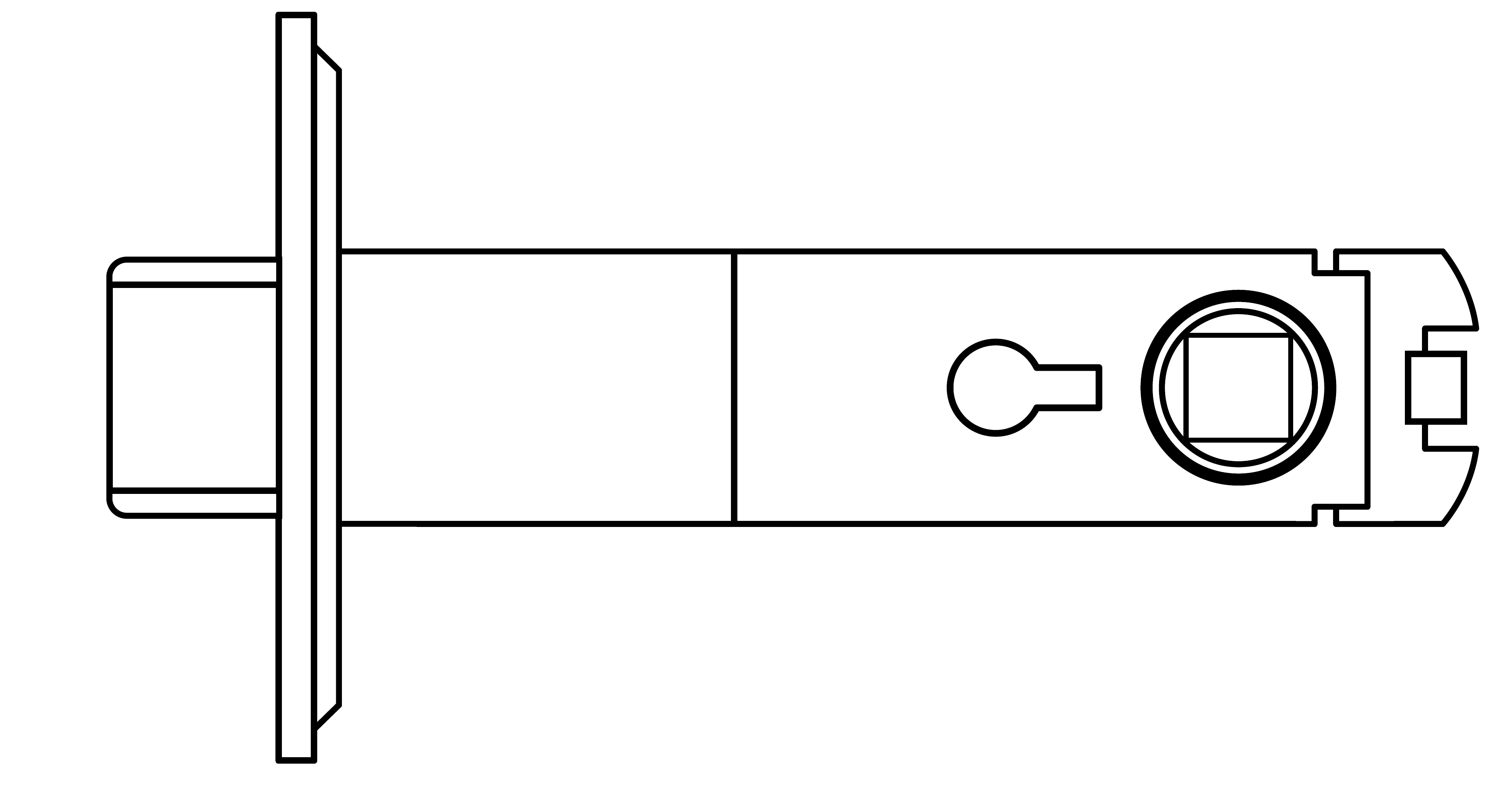ACCENTRA (formerly Yale) YR01D Interior Spring Latch