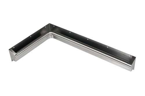 Whitehall 1110-3 Two-Wall Grab Bar, L-Shaped Closure Plate