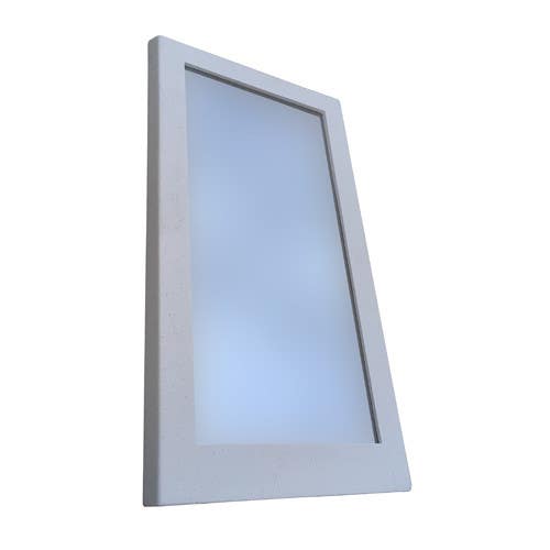 Whitehall WH1815 Series Stainless Steel Mirror with Ligature Resistant Solid Surface Frame