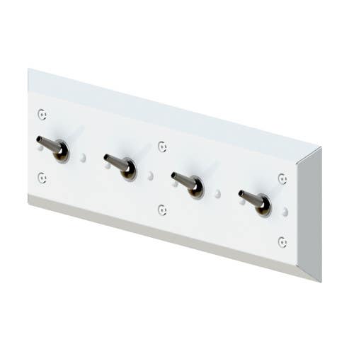 Whitehall WH1828-SLPT Ligature Resistant Four Hook Panel