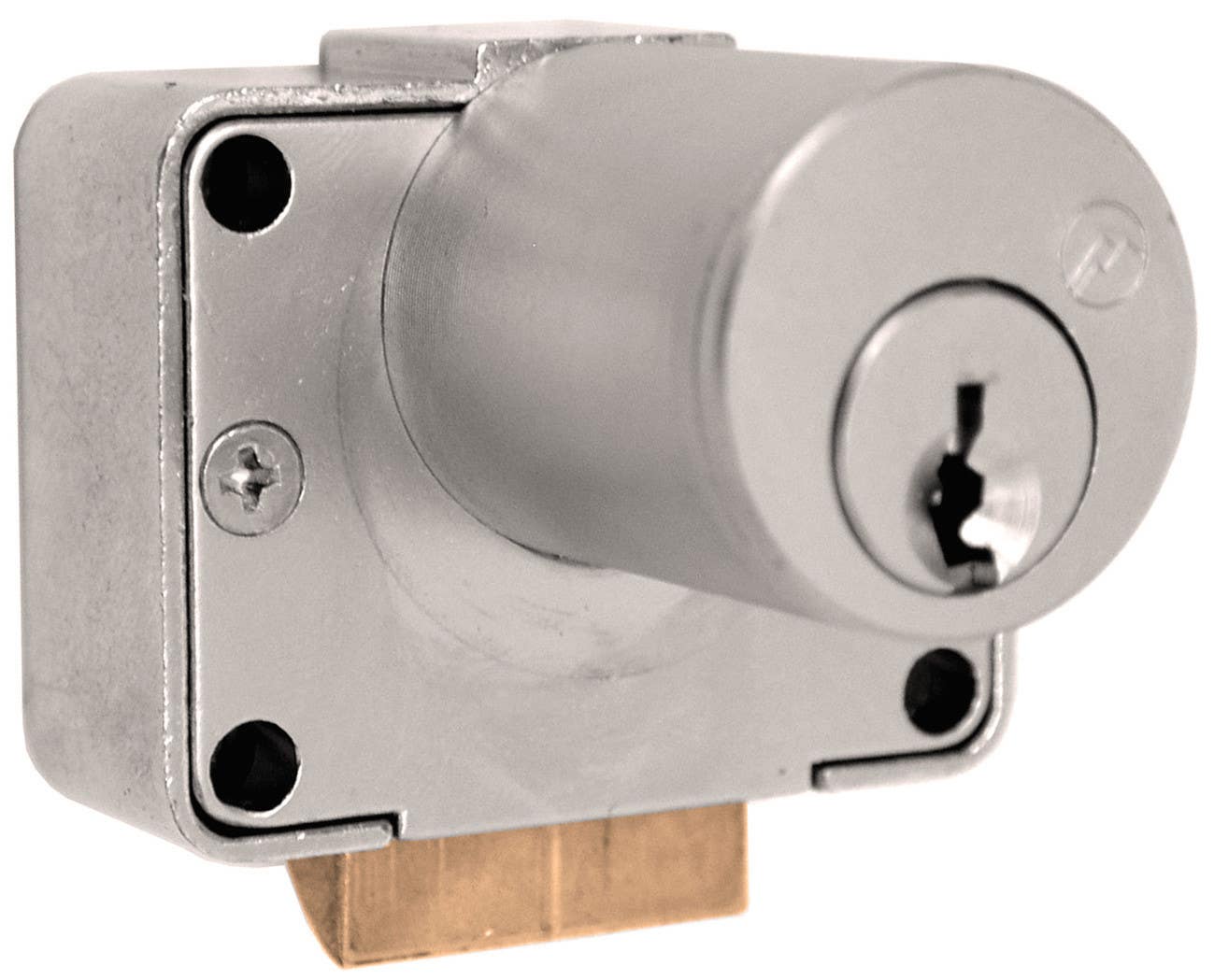 Olympus 998 Drawer Latch Lock, Satin Chrome