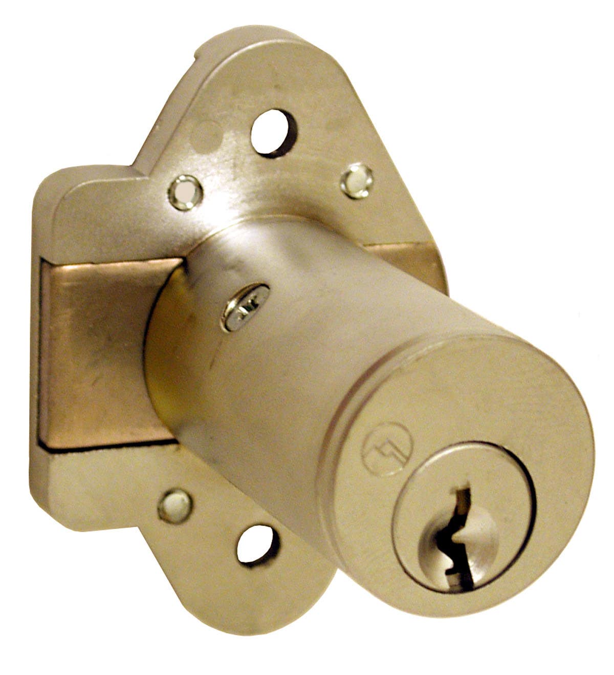 Olympus N078 Diamond Back Door Lock, Satin Chrome