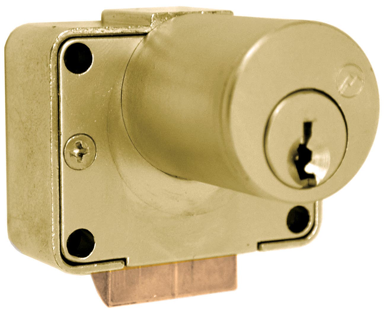 Olympus 996 Drawer Latch Lock, Satin Chrome