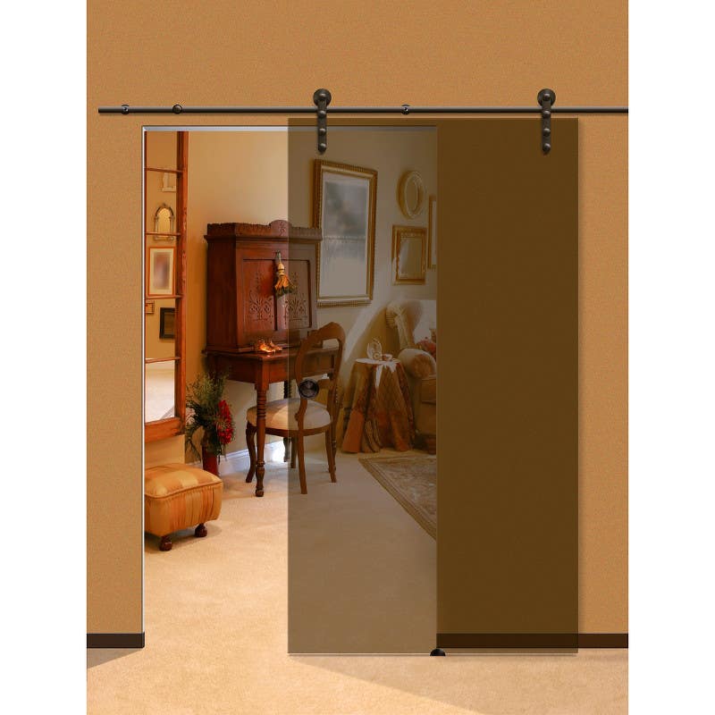 ABP-Beyerle USU46.1 Antra I Series Barn Door Hardware Set for Glass Doors