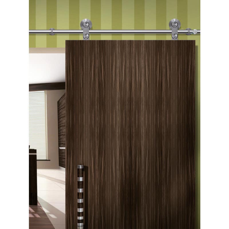 ABP-Beyerle USU55DS Flatec II Series Barn Door Hardware Set for Wooden Doors