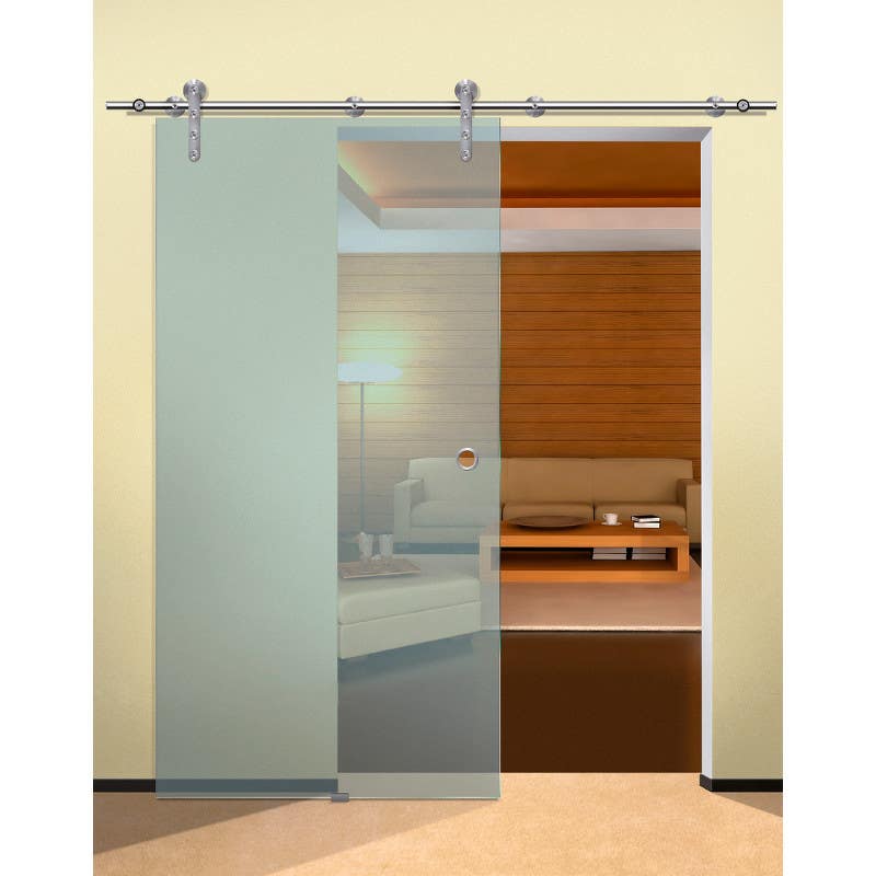 ABP-Beyerle USU97 Project Series Barn Door Hardware Set for Glass Doors