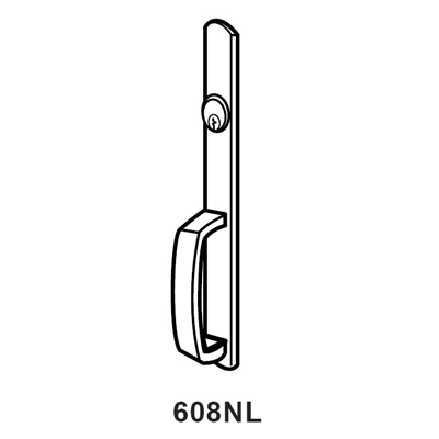 Von Duprin 608NL Night Latch Trim for 88 Series Exit Device