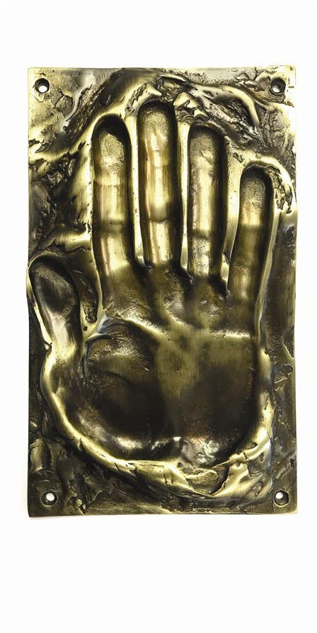 Philip Watts Single Handprint (240 x 145mm) Small Push Plate