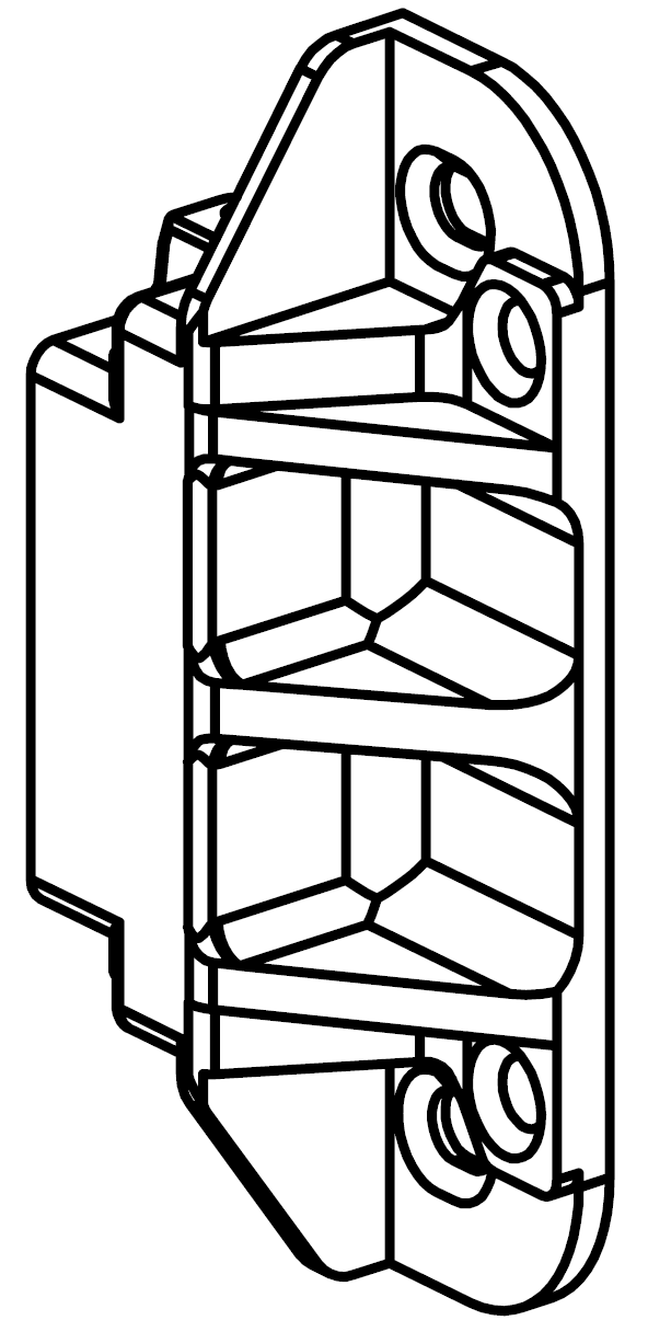 Von Duprin 2609 Double Door Strike for 2670 Series Panic Device
