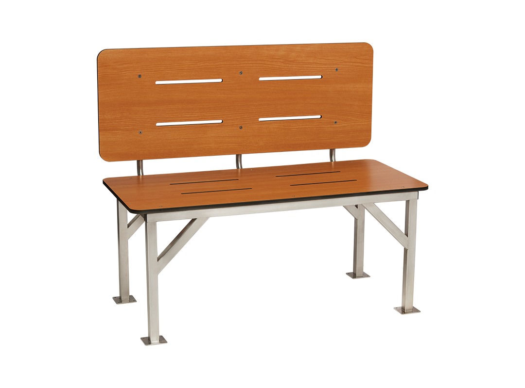 Seachrome SSB Stationary Bench Seat w/ Backrest