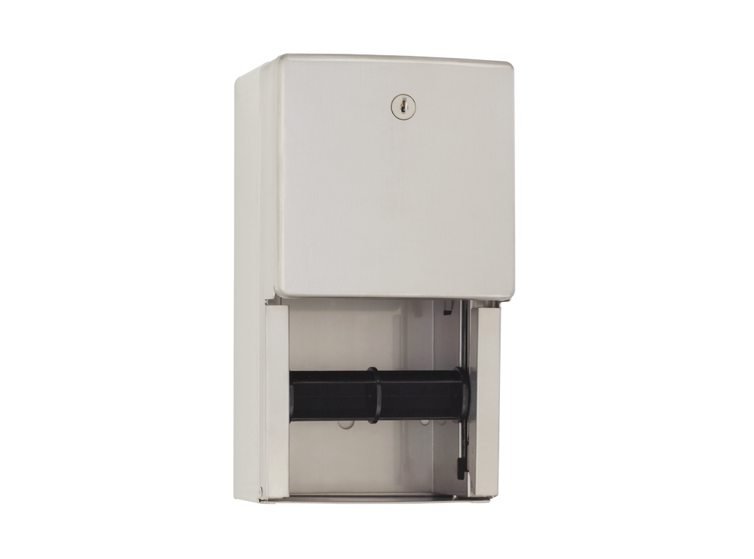 Seachrome SCAL-188 Locking Surface Mount Dual Roll Toliet Tissue Dispenser