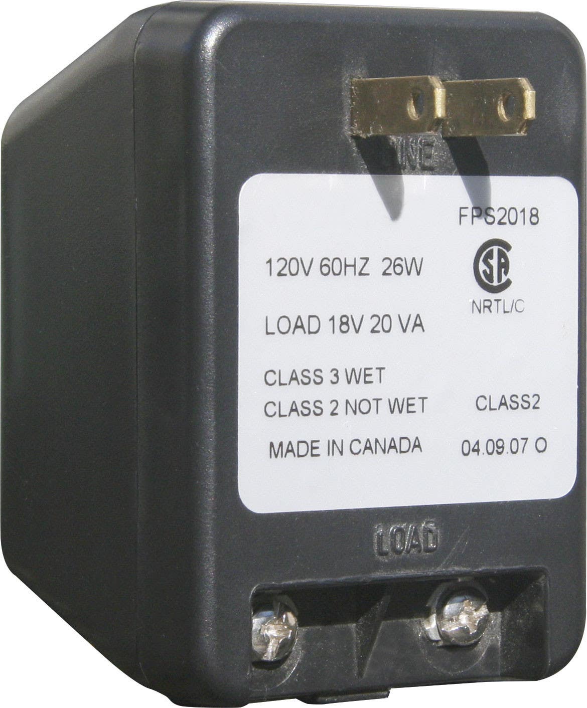 QualArc Optional 12 Volt Transformers to Power Edgewood and Bayside Plaque
