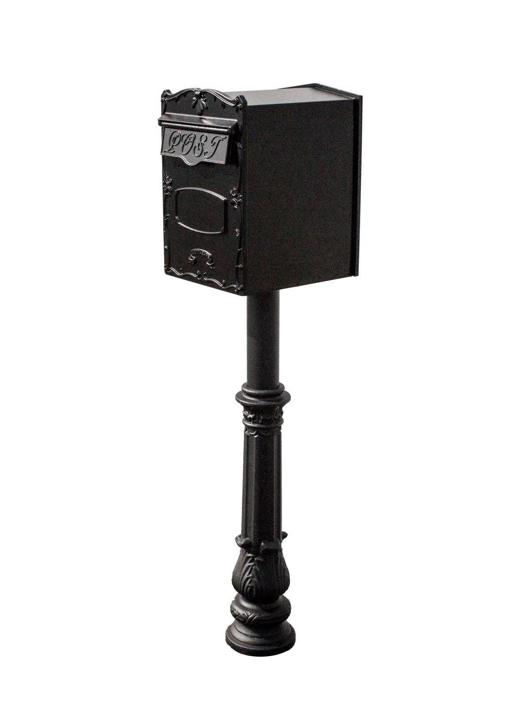 QualArc LSF-LS Lettasafe Kingsbury Rear or Front Retrieval Mailbox with Hanford Post