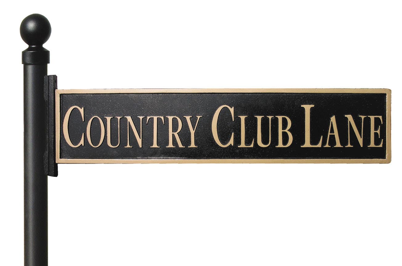 QualArc RLB-B Raised Letter Street Name Blade