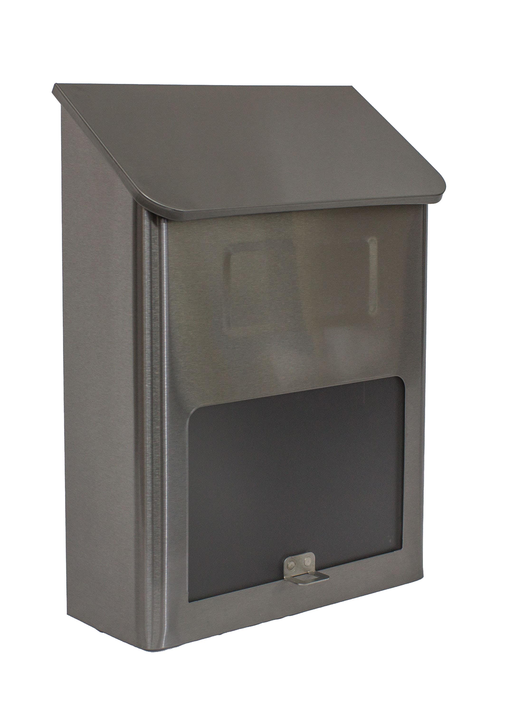 QualArc WF-L002 Winfield Metros Mailbox, Stainless Steel with Window