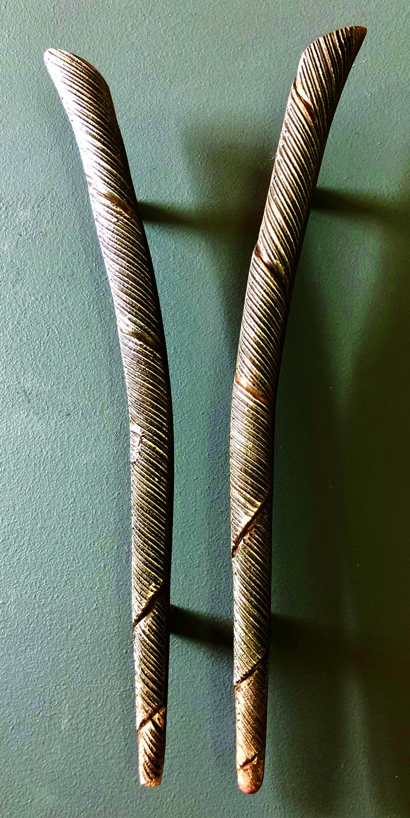 Philip Watts Spiral Small Door Handle (295mm)