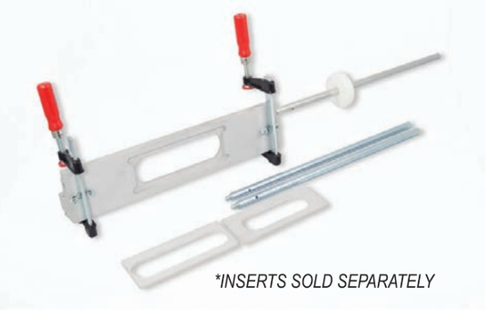 Cal-Royal 3D-DT 3D Hinge Drilling Template, Finish-Zinc Dichromate