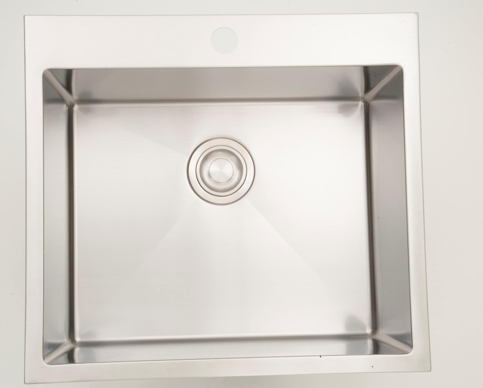 American Imaginations AI-27537 22-in. W CSA Approved Chrome Kitchen Sink With Stainless Steel Finish And 18 Gauge