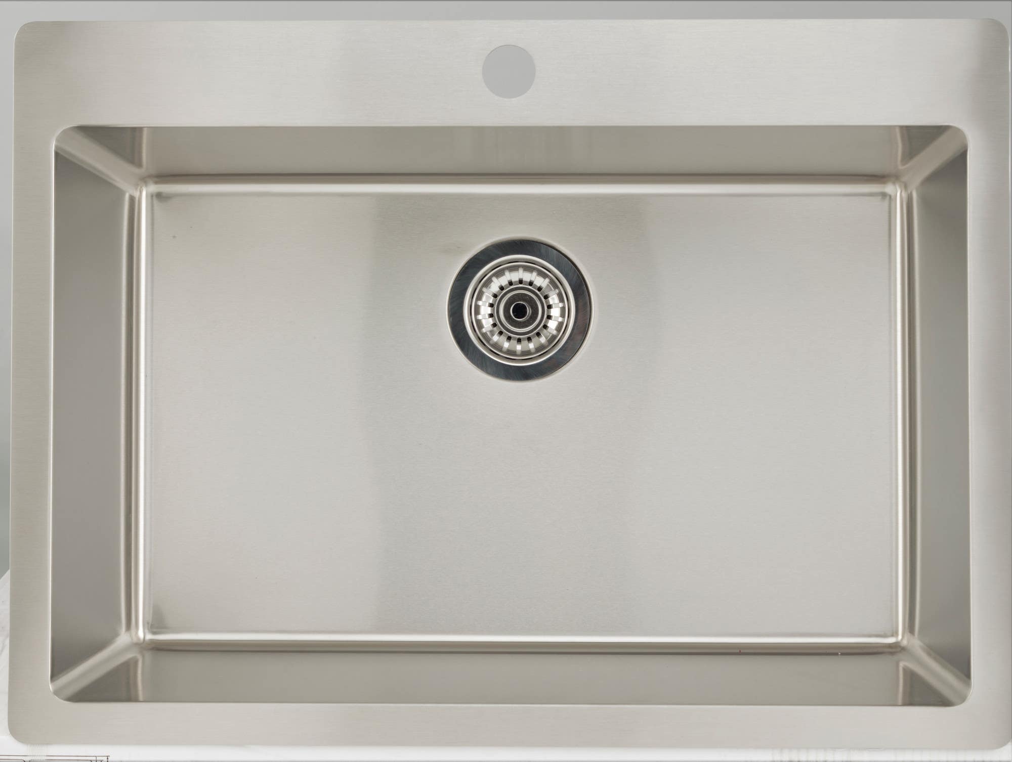 American Imaginations AI-27603 25-in. W CSA Approved Chrome Laundry Sink With Stainless Steel Finish And 16 Gauge