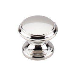 Top Knobs M130 Asbury Flat Top Knob, 1-3/8" L x 1-3/8" W