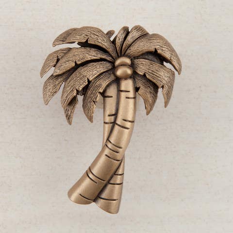 Acorn DQ1 Palm Tree Cabinet Knob, 1-7/8" x 1-1/2"