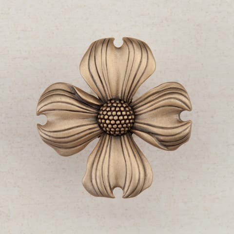 Acorn DQ6 Dogwood Cabinet Knob, 1-1/2" x 1-1/2"