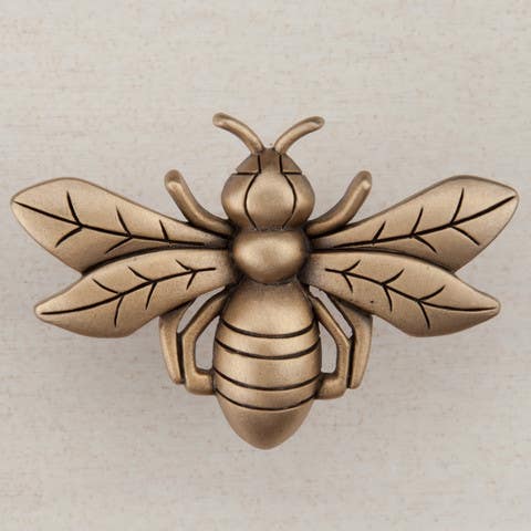 Acorn DQ7 Bee Cabinet Knob, 1-1/2" x 1-1/2"