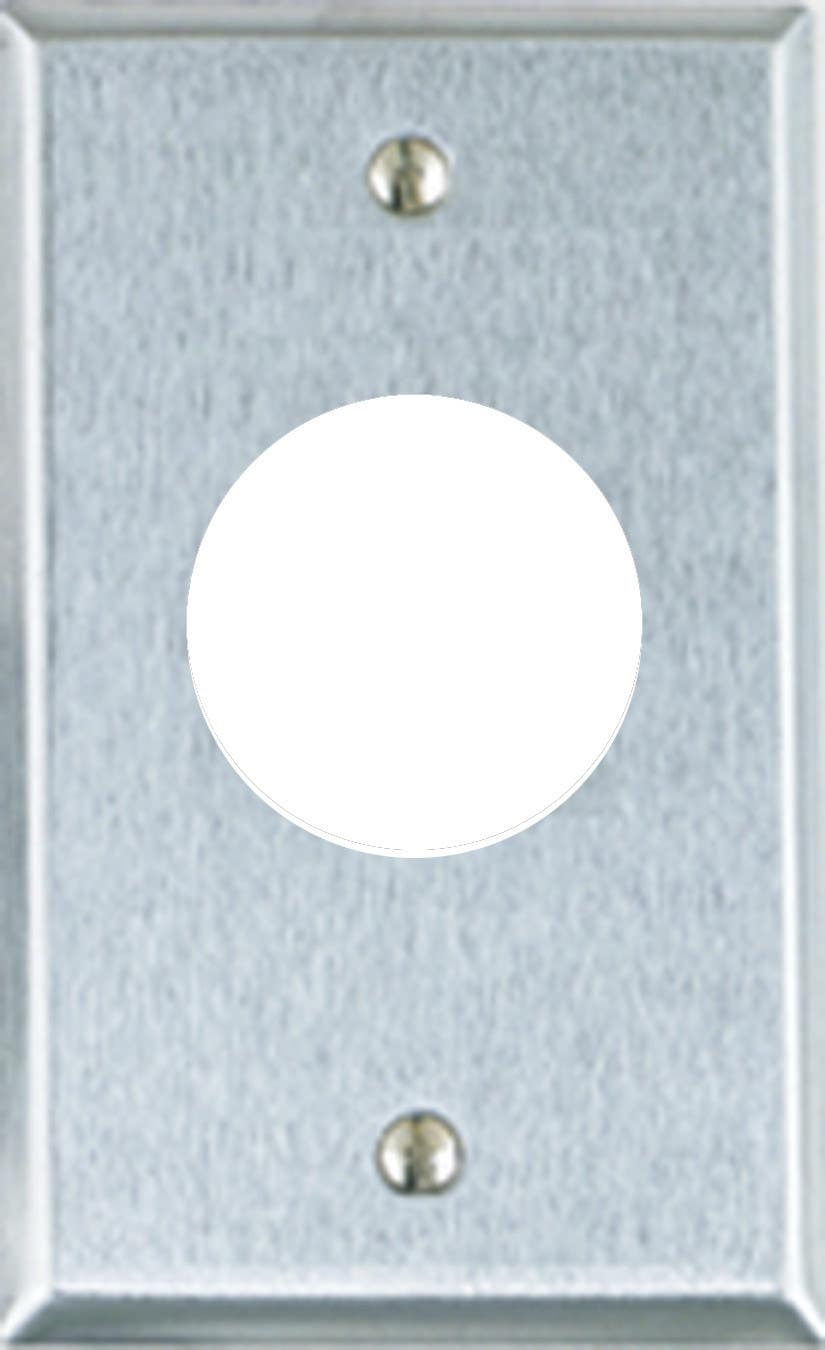 Alarm Controls RP-22 Single Gang Remote Wall Plate w/ 1-1/8" Hole For SC628 Sonalert