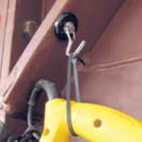 Magnet Source MHHH07580BX Neodymium Rotating & Swinging Magnetic Hook