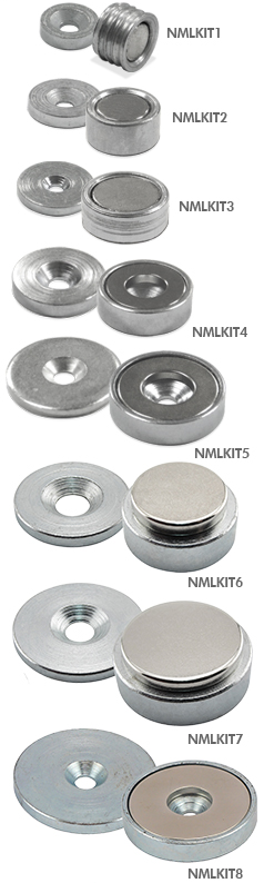 Magnet Source NMLKIT Neodymium Latch Magnet Kit