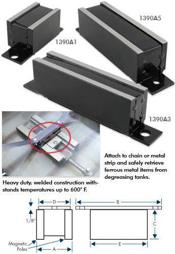 Magnet Source 1390A Bi-Polar, High-Heat Magnetic Assembly