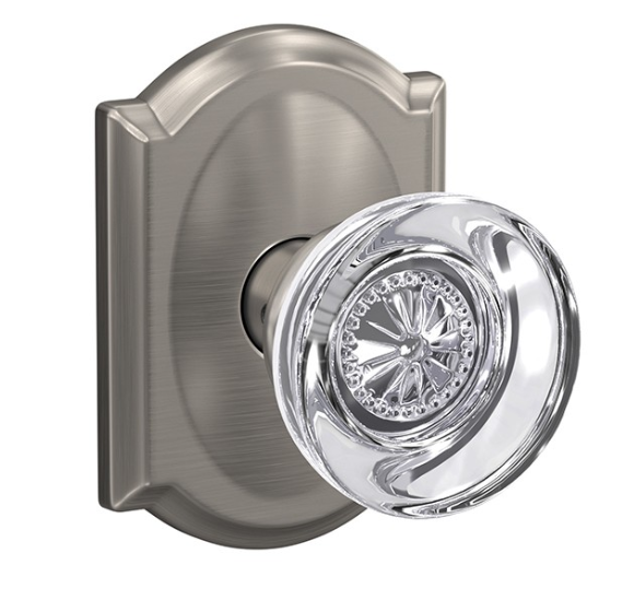 Schlage FC HOB FC-Series Custom Hobson Glass Knob