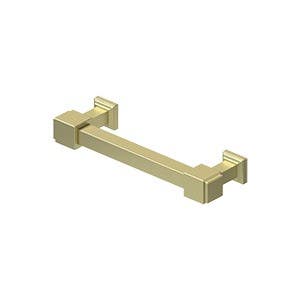 Deltana MP Decorative Cabinet Pull, Manhattan, Solid Brass