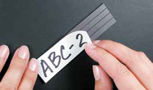 Magnet Source ZG Magnetic Labeling Strip w/ Adhesive, Thickness-0.060 Mil., Length-100'