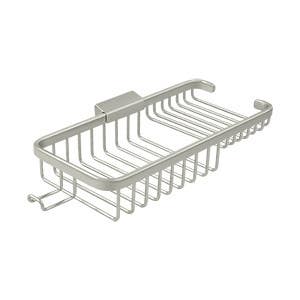 Deltana WBR1051H Wire Basket 10-3/8", Rectangular Deep & Shallow, w/ Hook