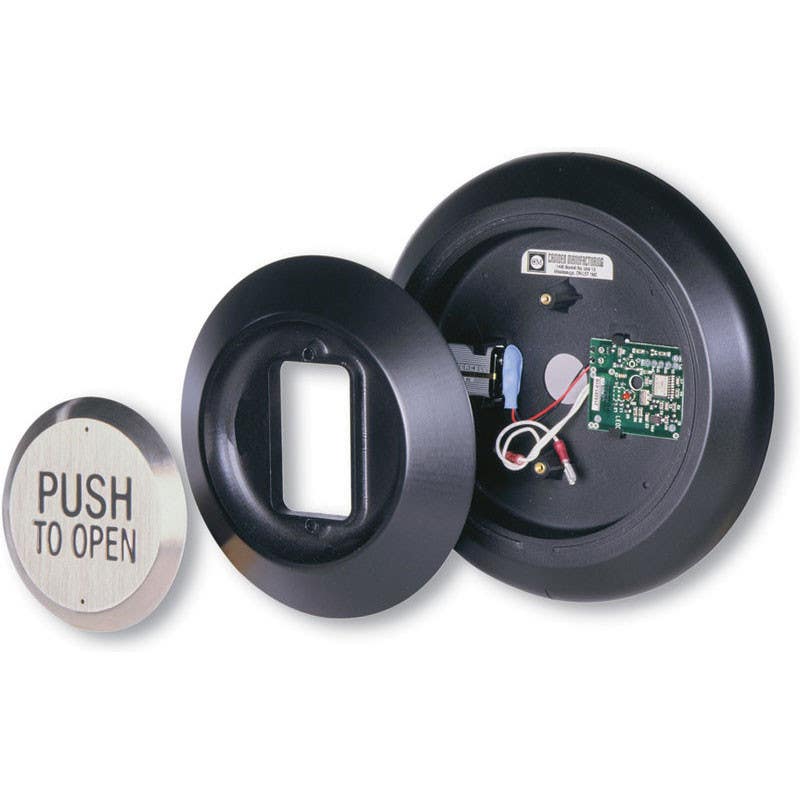 Camden Door Control CM-49 ABS Spaceship Escutcheon Kit For 4-1/2" Round Switch