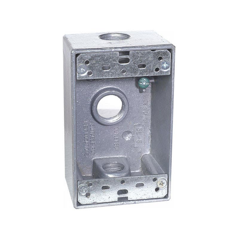 Camden Door Control CM-34 Single Mounting Box, 4-1/2" H x 2-3/4" W