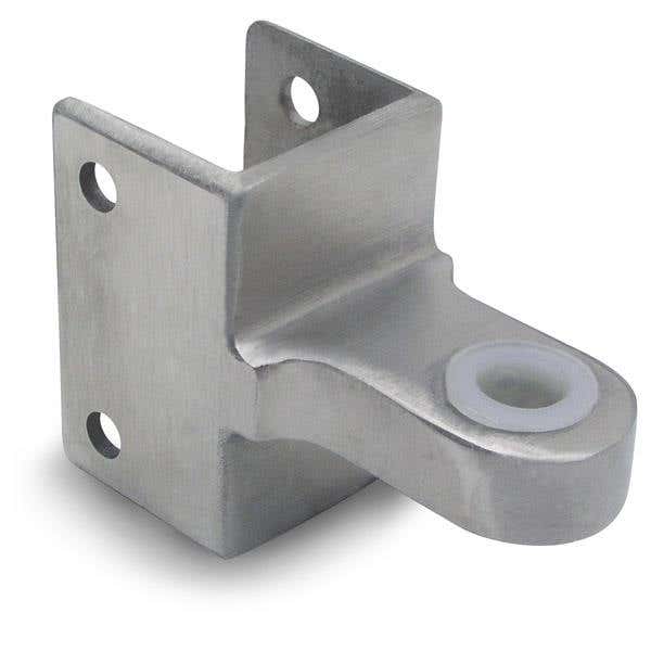 Jacknob 3653 Hinge Bracket Top Shanahan 1350-0 w/ Stainless Steel Material & Satin Finish