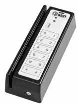 Best 310120WBK0T Track 2 Magnetic Card Reader, Dual Validation Stripe / Keypad
