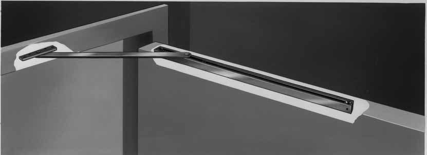 Sargent 1530 Series Standard Duty Overhead Concealed Mount Holder And Stop