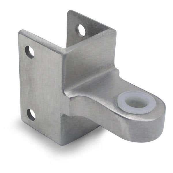 Jacknob 3663 Hinge Bracket Top G-3 Drilling 1350-0 w/ Stainless Steel Material & Satin Finish