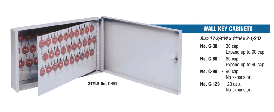 Lund 551 Medium Cabinet, Key Capacity 130-300