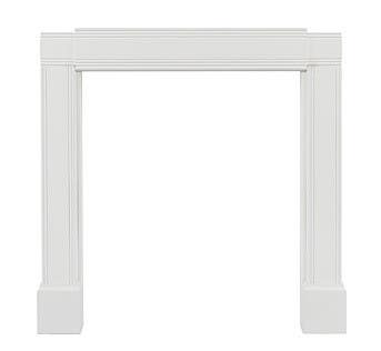 Pearl Mantels 201 Emory Shelf w/ Fully Adjustable Height & Width (MDF White)
